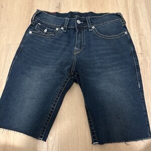 True Religion Indigo Denim Shorts